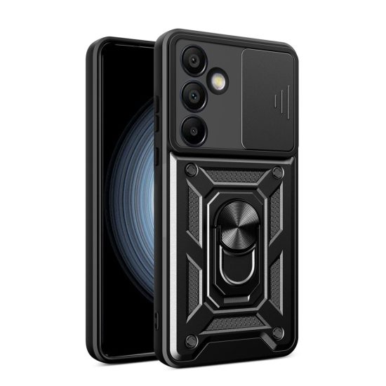Samsung Galaxy S24 FE Tok - Hybrid Armor Camshield - Fekete