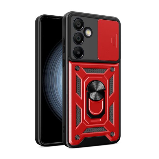 Samsung Galaxy S24 FE Tok - Hybrid Armor Camshield - Piros
