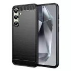 Samsung Galaxy S24 FE Tok - Carbon Case - Fekete