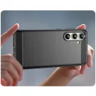 Samsung Galaxy S24 FE Tok - Carbon Case - Fekete