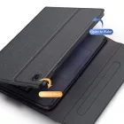 Samsung Tab S6 Lite Tok és Billentyűzet - Dux Ducis TK Keyboard Case - Fekete
