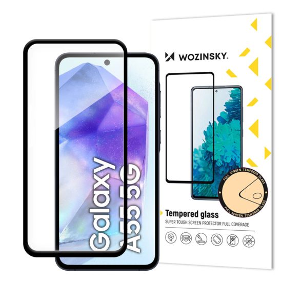 Samsung Galaxy A56 / A36 Kijelzővédő Üvegfólia - Wozinsky Super Durable Full Glue