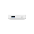 Wozinsky Powerbank 10000mAh - PD 22.5W Qi2 15W - 1xA + 1xC - Fehér