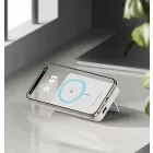 Wozinsky Powerbank 10000mAh - PD 22.5W Qi2 15W - 1xA + 1xC - Fehér