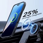 iPhone 16 Plus Tok és Kijelzővédő Szett - ESR Classic Hybrid Kickstand Halolock - Átlátszó-Fekete