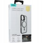 iPhone 16 Plus Tok és Kijelzővédő Szett - ESR Classic Hybrid Kickstand Halolock - Átlátszó-Fekete