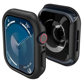 Apple Watch 10 (46mm) Tok - Spigen Thin Fit - Fekete Apple Watch 10 (46mm) Tok - Spigen Thin Fit - Fekete
