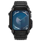 Apple Watch 10 (46mm) Tok és Szíj - Spigen Rugged Armor Pro - Fekete