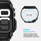 Apple Watch 10 (46mm) Tok és Szíj - Spigen Rugged Armor Pro - Fekete