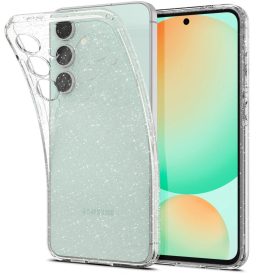   Samsung Galaxy S24 FE Tok - Spigen Liquid Crystal - Átlátszó-Csillogó