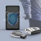 Tech-Protect KLR200 RFID Blokkoló Fém Autós Kulcstartó - Fekete