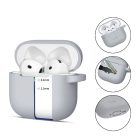 AirPods 4 Tok - Tech-Protect Silicone Hook - Szürke