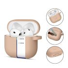 AirPods 4 Tok - Tech-Protect Silicone Hook - Bézs