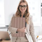 Tech-Protect Puffy Laptop Tok 13-14" - Barna