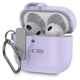 AirPods 4 Tok - Tech-Protect Slim Hook - Lila AirPods 4 Tok - Tech-Protect Slim Hook - Lila