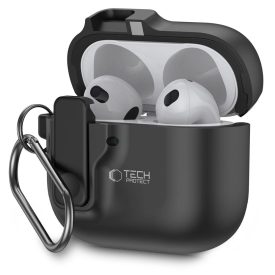 AirPods 4 Tok - Tech-Protect Slim Hook - Fekete AirPods 4 Tok - Tech-Protect Slim Hook - Fekete