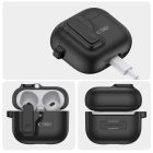 AirPods 4 Tok - Tech-Protect Slim Hook - Fekete
