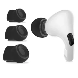   Tech-Protect AirPods Pro 1 / 2 Fülhallgató Gumiharang Készlet S / M / L - Fekete