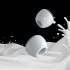 Tech-Protect AirPods Pro 1 / 2 Fülhallgató Gumiharang Készlet S / M / L - Fekete