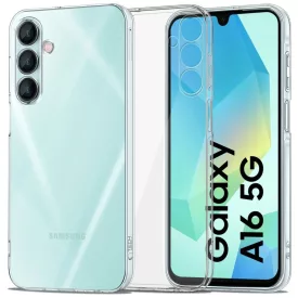   Samsung Galaxy A16 4G / 5G Tok - Tech-Protect FlexAir - Átlátszó-Csillogó