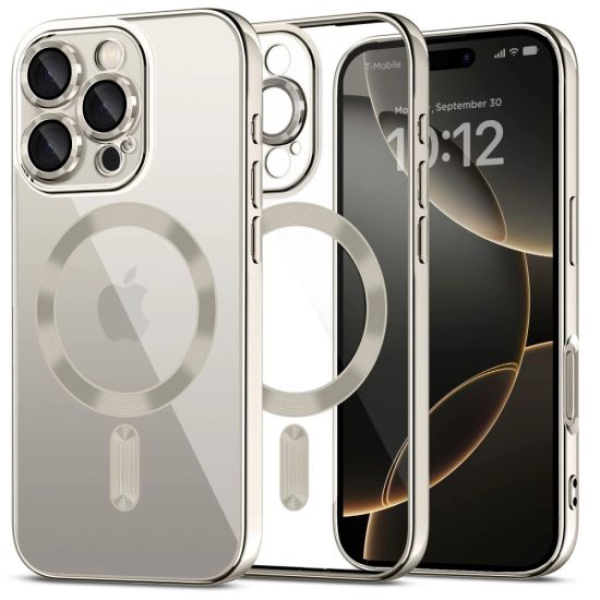 iPhone 16 Pro Max Tok - Tech-Protect MagFlex MagSafe - Átlátszó-Titán