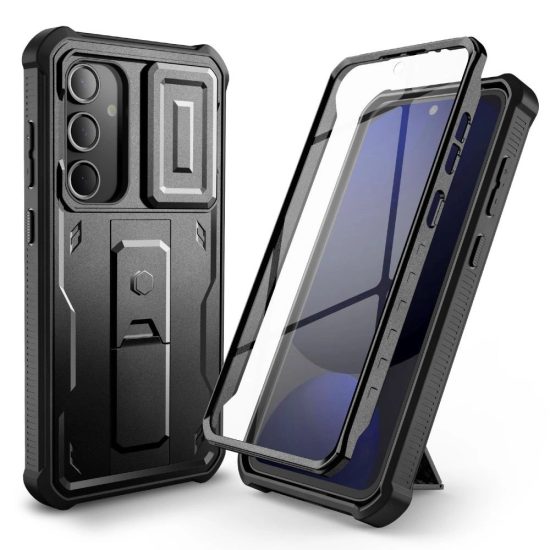 Samsung Galaxy S24 FE Tok - Tech-Protect Kevlar Cam+ - Fekete