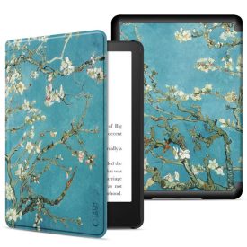   Kindle PaperWhite VI / 6 / Signature Edition Tok - Tech-Protect SmartCase - Kék-Mintás