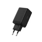 Tech-Protect NC45W-GAN Hálózati Töltő 45W - 2x USB-C - Fekete