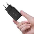 Tech-Protect NC45W-GAN Hálózati Töltő 45W - 2x USB-C - Fekete