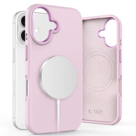 iPhone 16 Tok - Tech-Protect Silicone Pure MagSafe - Pink