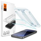 Samsung Galaxy M56 5G / A56 5G / S24 FE Kijelzővédő Üvegfólia - Spigen Glas.tR EZ Fit x 2 db
