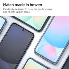 Samsung Galaxy M56 5G / A56 5G / S24 FE Kijelzővédő Üvegfólia - Spigen Glas.tR EZ Fit x 2 db