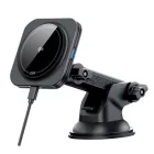 ESR HaloLock Qi2 Autós Tartó és Töltő 15W - Tapadókorongos - Fekete