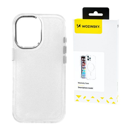 Samsung Galaxy S25 Ultra Tok - Wozinsky Glitter Case - Áttetsző-Csillogó