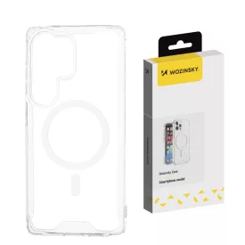   Samsung Galaxy S25 Ultra Tok - Wozinsky Clear Corner MagSafe - Átlátszó
