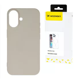   Samsung Galaxy S25+ Plus Tok - Wozinsky Silicone Case - Bézs