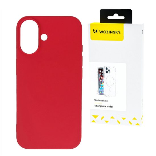 Samsung Galaxy S25 Tok - Wozinsky Silicone Case - Piros
