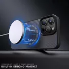 Samsung Galaxy S25 Tok - Wozinsky Carbon Fiber MagSafe - Barna