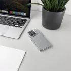 Samsung Galaxy S24 FE Tok - Wozinsky Glitter Case - Áttetsző-Csillogó