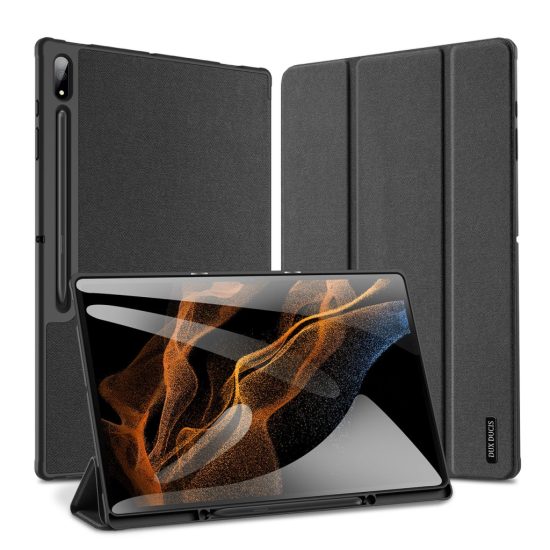 Samsung Galaxy Tab S8 Ultra / S9 Ultra Tok - Dux Ducis Domo - Fekete
