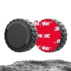 Apple AirTag Tok - Összecsavarható, Vízálló, Öntapadós - Fekete x 4 db