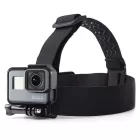 Tech-Protect GA100 Fejpánt GoPro / DJI Kamerákhoz - Fekete