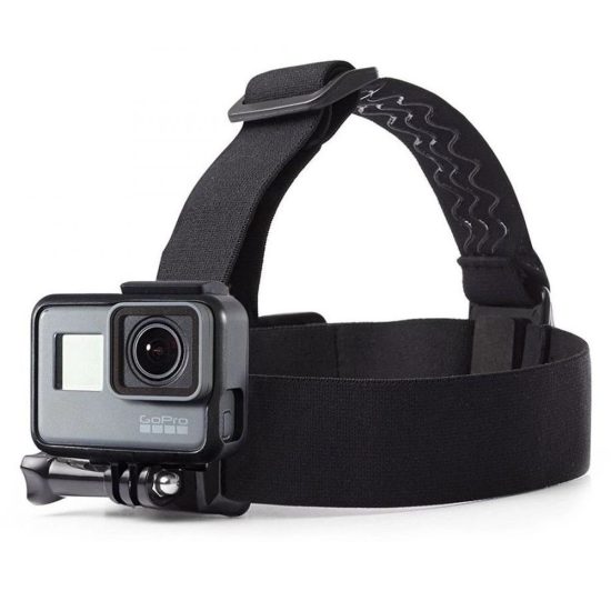 Tech-Protect GA100 Fejpánt GoPro / DJI Kamerákhoz - Fekete