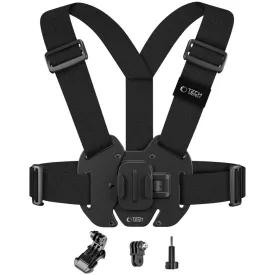   Tech-Protect GA100 Mellkaspánt GoPro / DJI Kamerákhoz - Fekete
