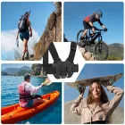 Tech-Protect GA100 Mellkaspánt GoPro / DJI Kamerákhoz - Fekete