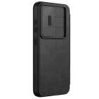Samsung Galaxy S25 Tok - Nillkin Qin Pro Leather - Fekete