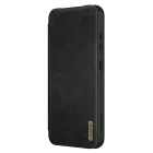 Samsung Galaxy S25 Tok - Nillkin Qin Pro Leather - Fekete