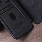 Samsung Galaxy S25 Tok - Nillkin Qin Pro Leather - Fekete
