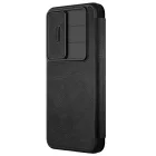 Samsung Galaxy S25+ Plus Tok - Nillkin Qin Pro Leather - Fekete