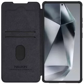 Samsung Galaxy S25 Ultra Tok - Nillkin Qin Pro - Fekete